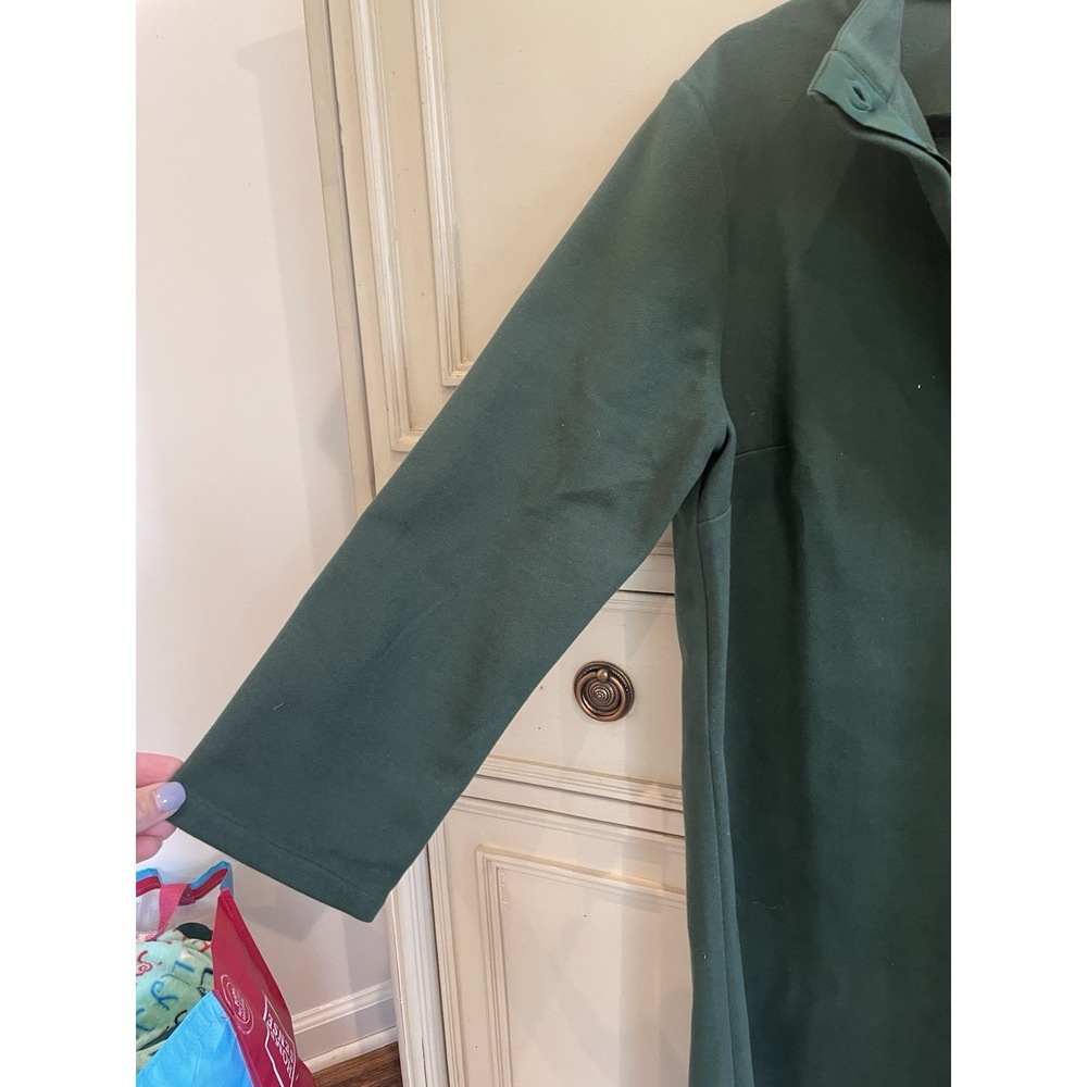 Tuckernuck Avery Dress Green Soft Fleece‎ Size XL 3/4 Sleeve - Picture 6 of 11